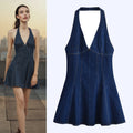 Coline Halterneck Mini Dress