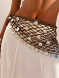Levia Crochet Sequin Scarf
