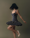 Mindy Balloon Polka Mini Dress