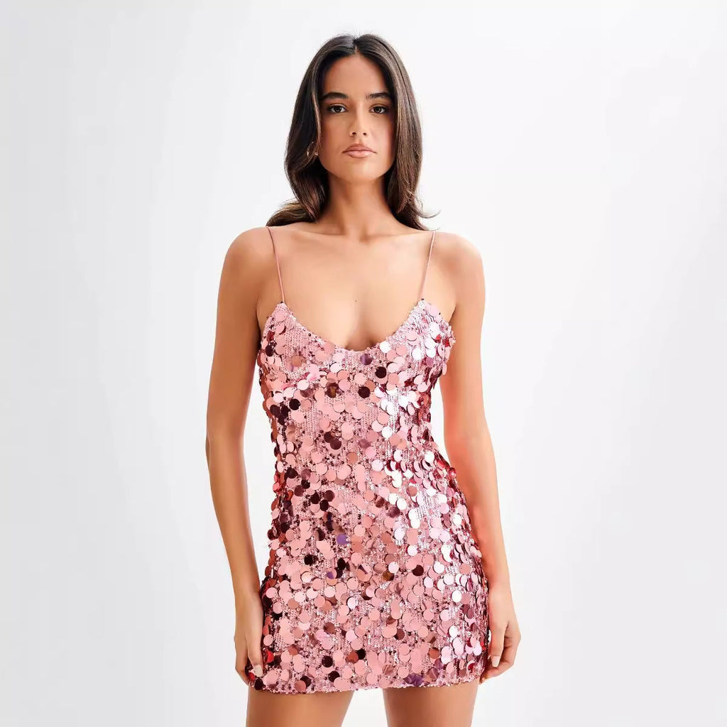 Tara Sequin Mini Dress